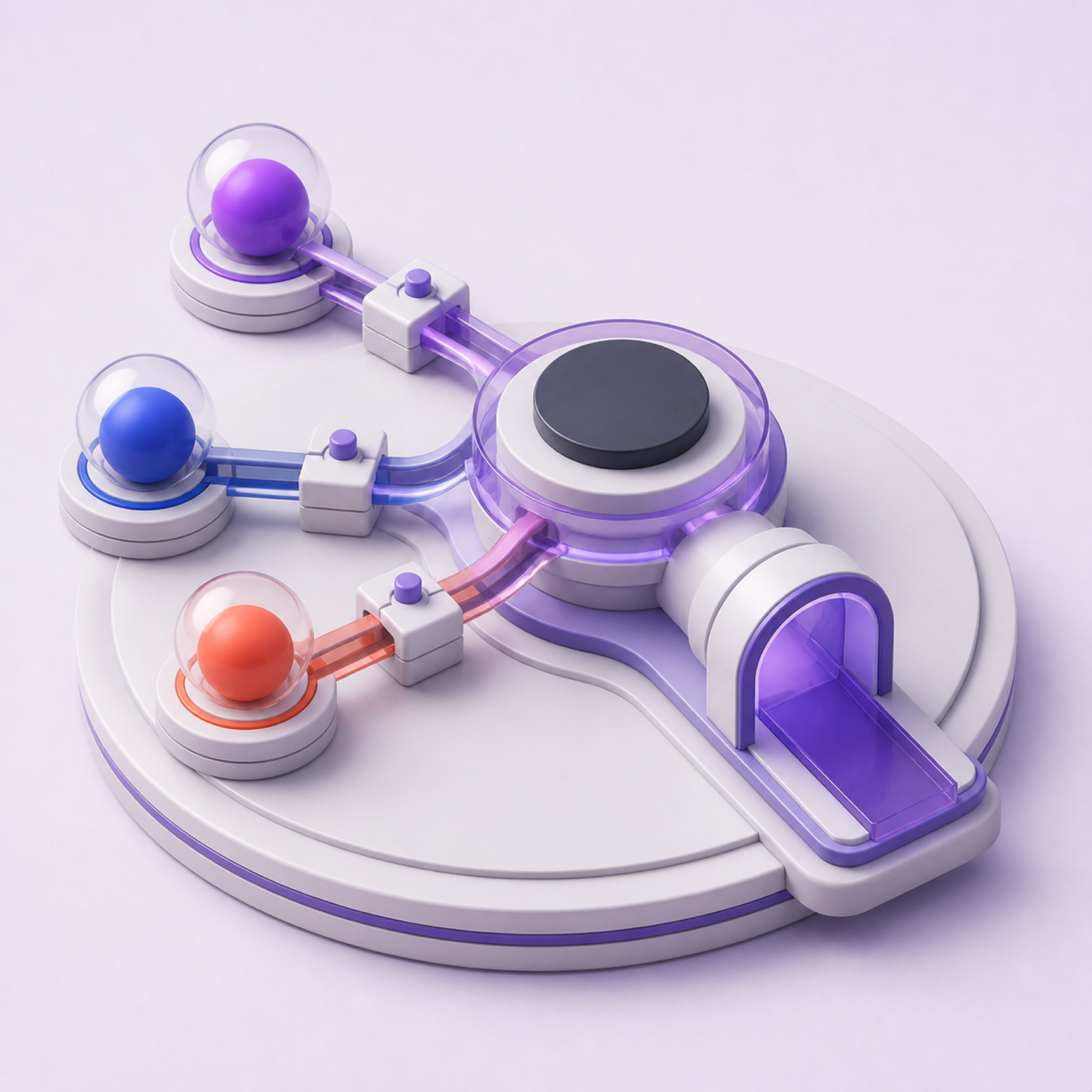 Agents & Orchestration Frameworks — 3D illustration