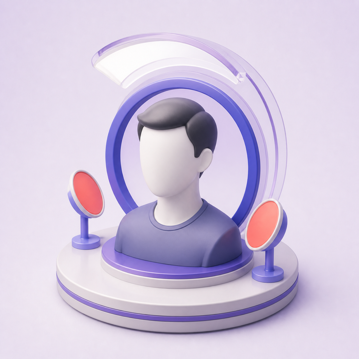 Avatars & Headshots — 3D illustration