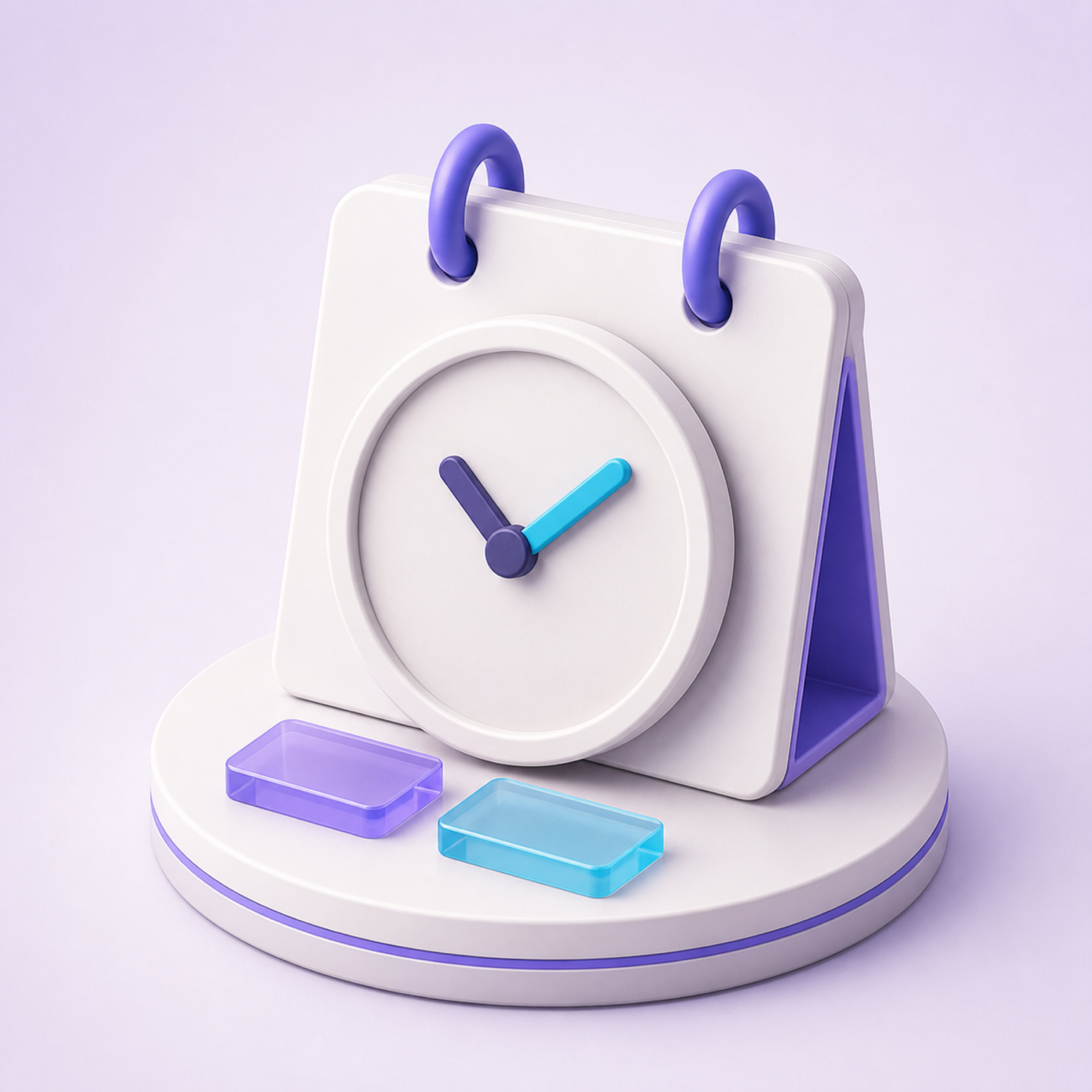 Calendar & Scheduling — 3D illustration