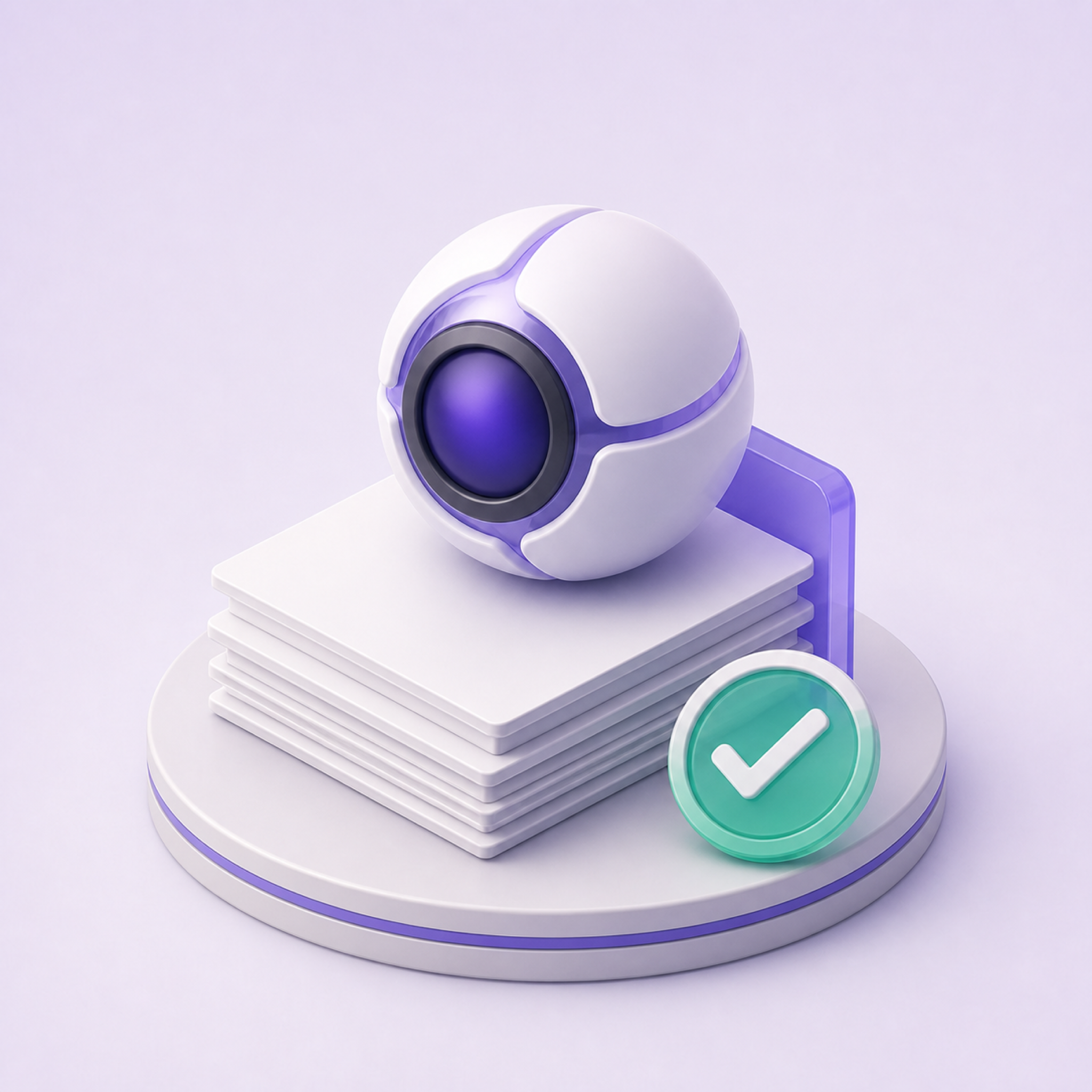 3D illustration representing Work Assistants and Productivity AI tools