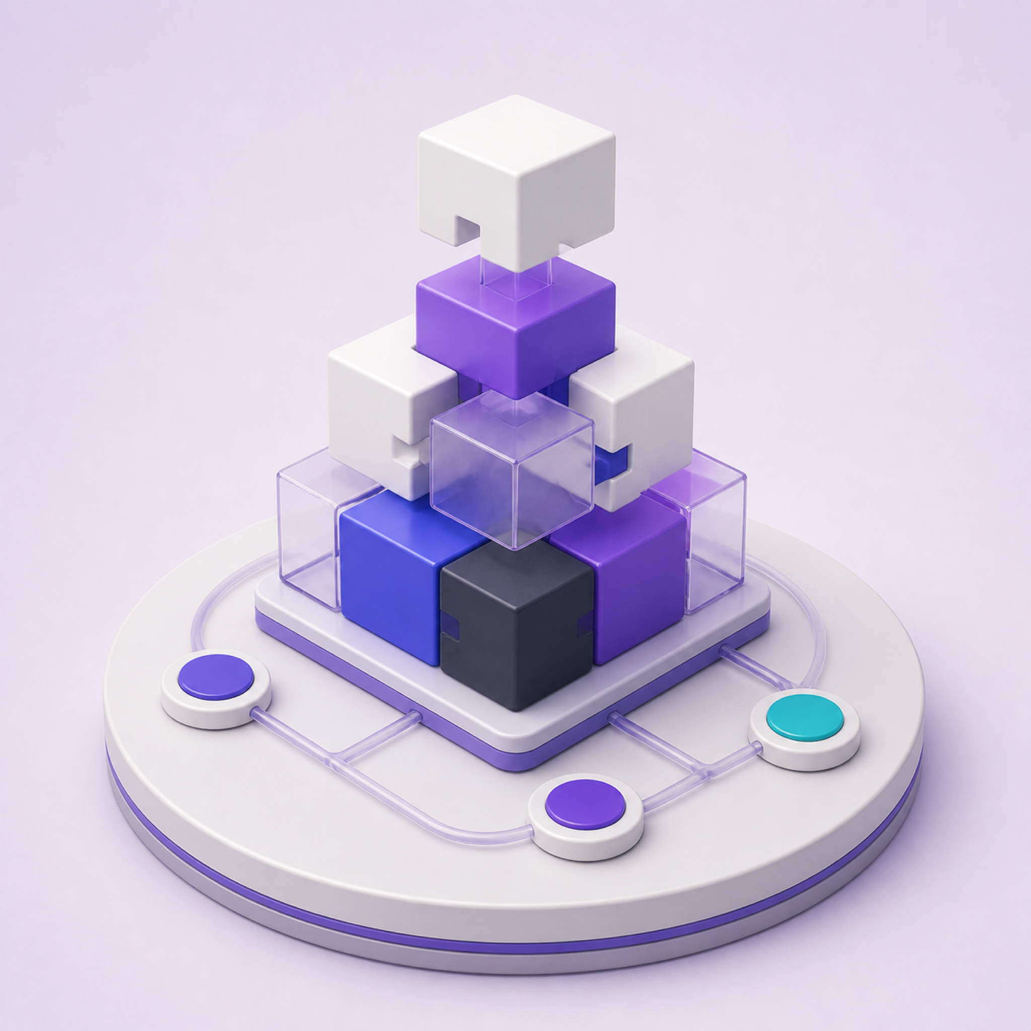 3D illustration representing Code and Development AI tools