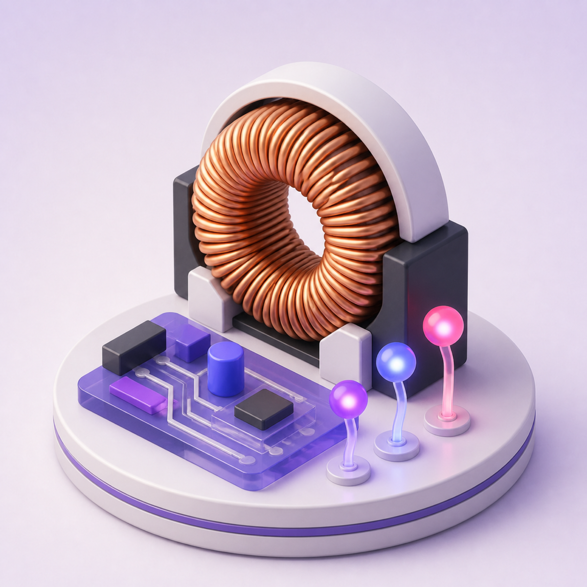 3D illustration representing Electrical & Electronics AI tools