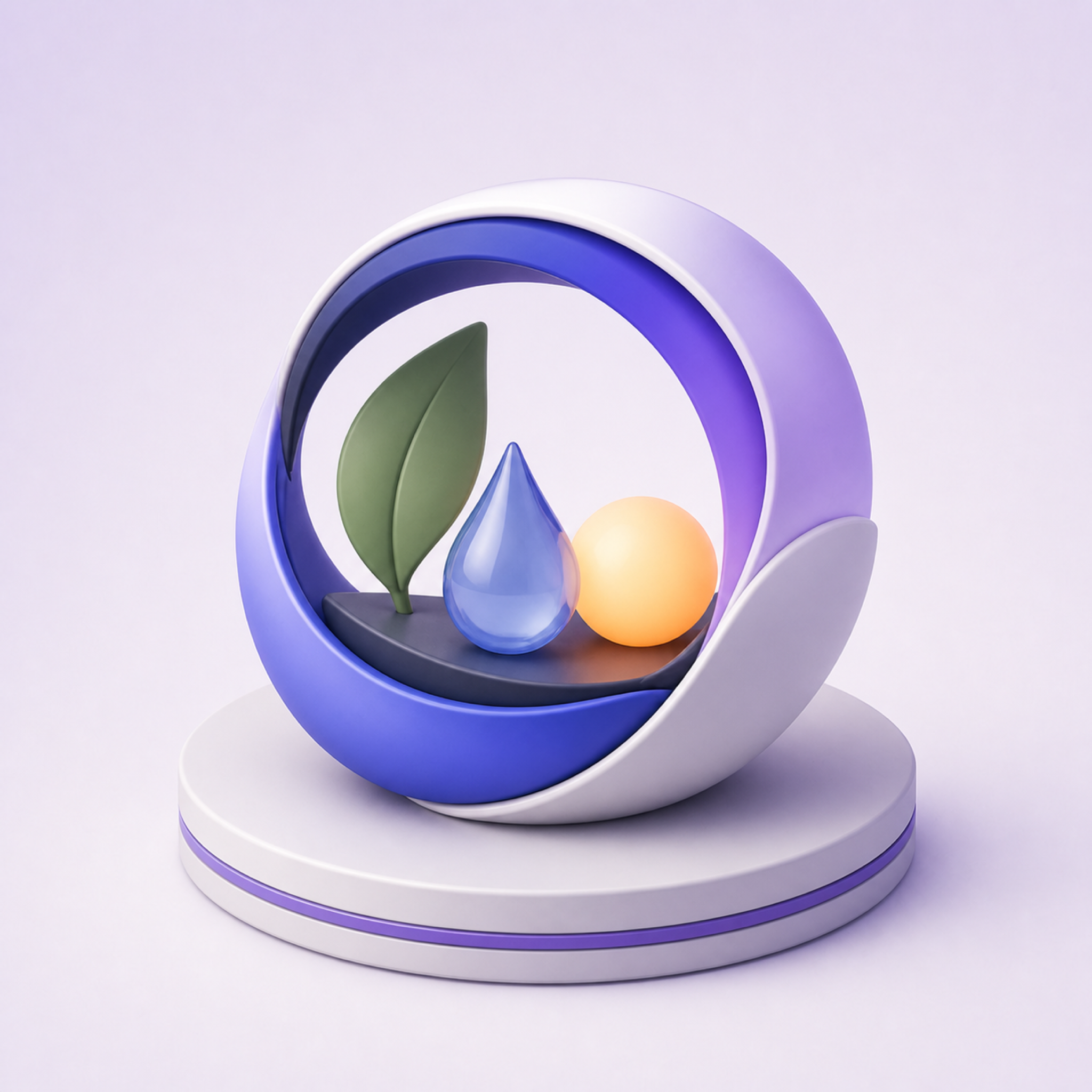 3D illustration representing Environment & Sustainability AI tools
