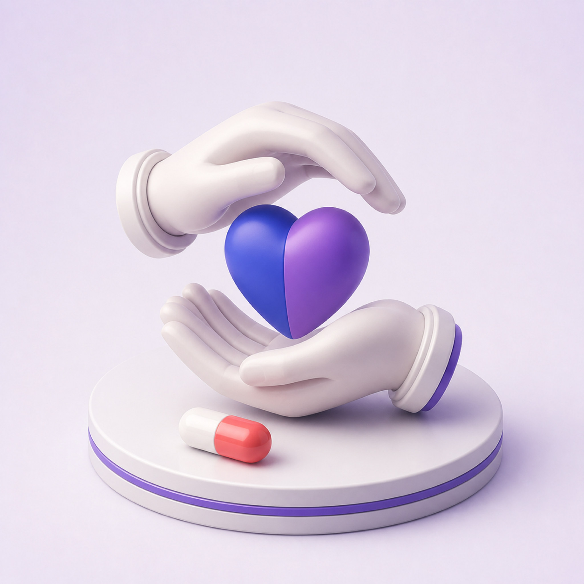 3D illustration representing Healthcare & Medicine AI tools