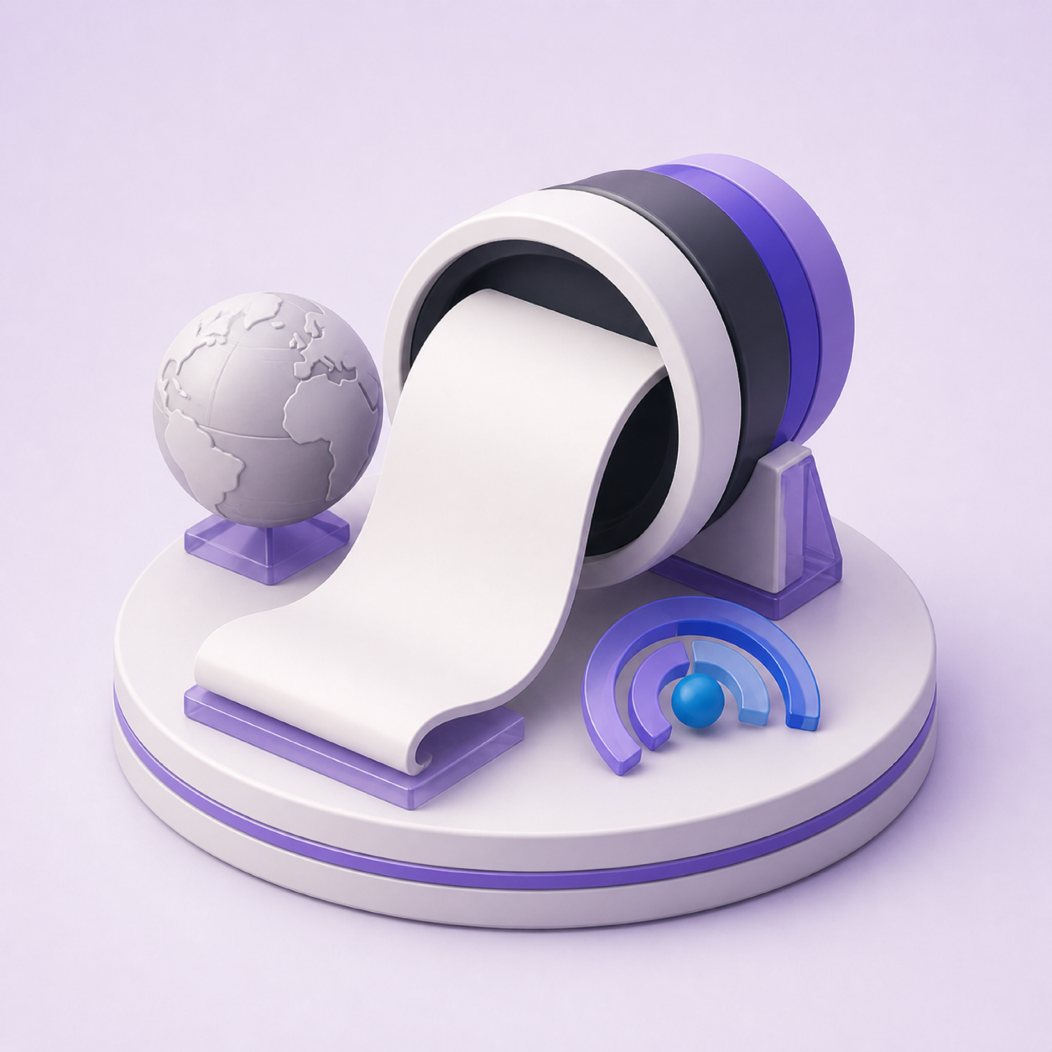 3D illustration representing Journalism & News AI tools