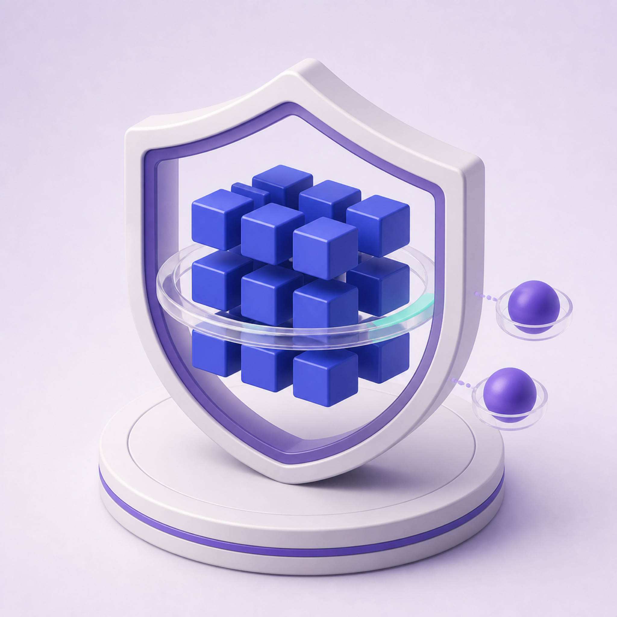 Data Governance & Quality — 3D illustration