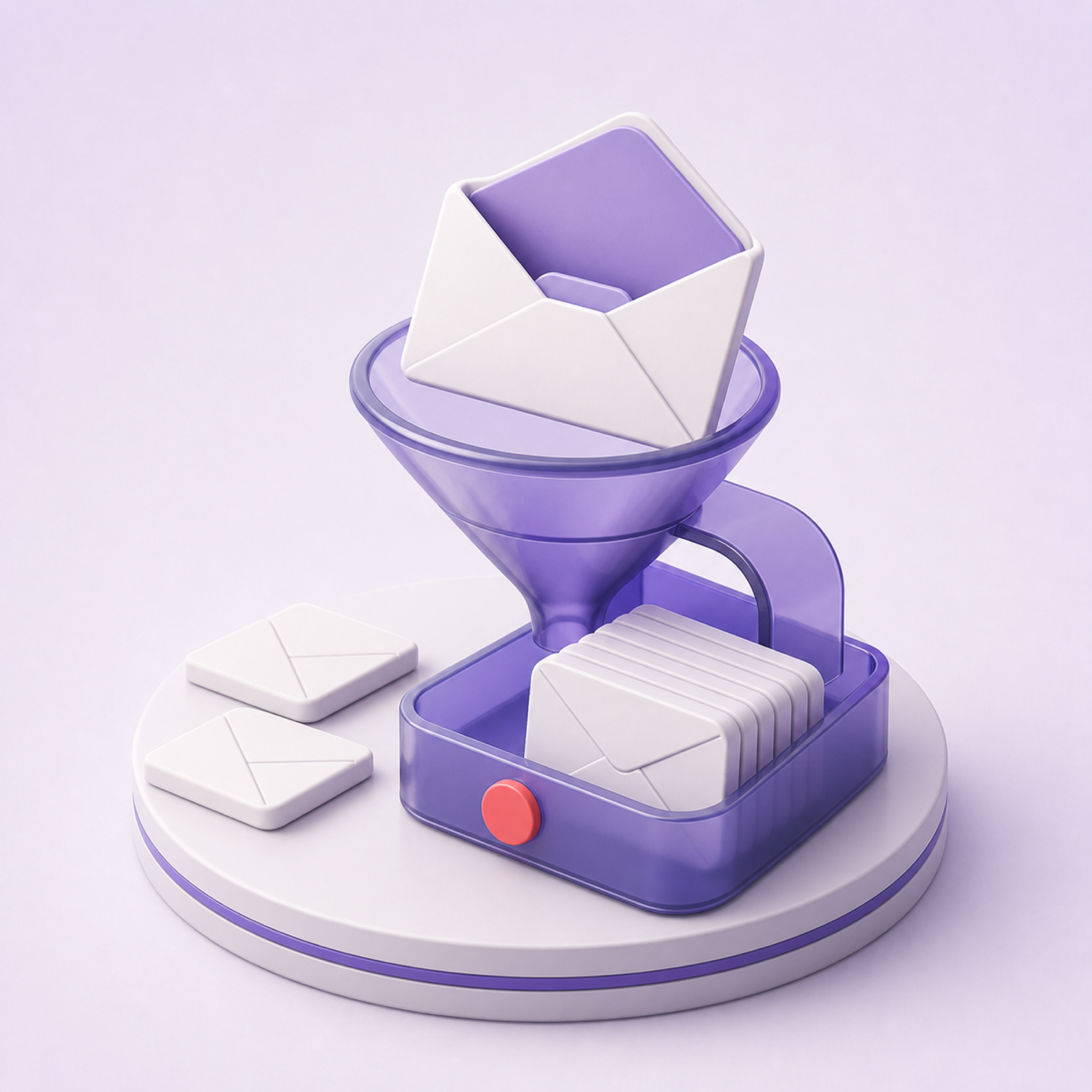 Email & Inbox — 3D illustration