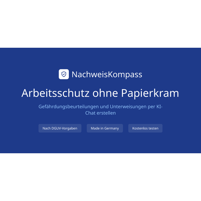 Official NachweisKompass by Guidaio
